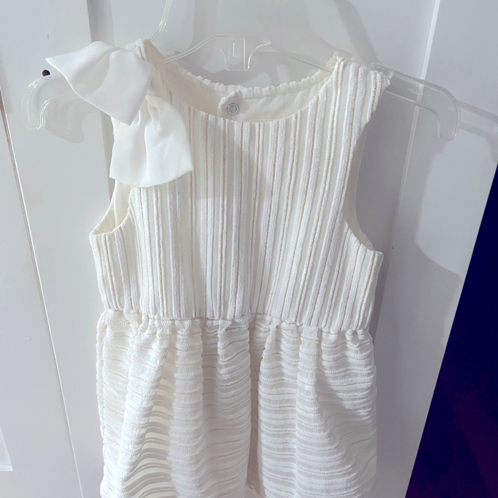 3 for $25 kids Size 18 gold & off white baby Dress